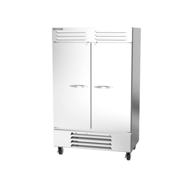 Reach In Freezer, Two Section, Solid Doors, 46.2 Cu. Ft.